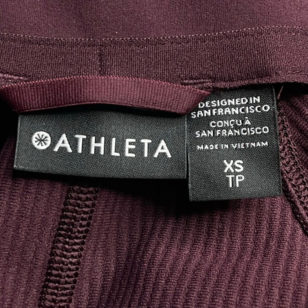 Athleta Salutation Ribbed Jacket womens size M Slate - Picture 4 of 14